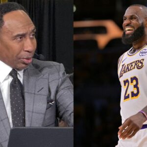 Stephen A. Smith (L) and LeBron James (R)