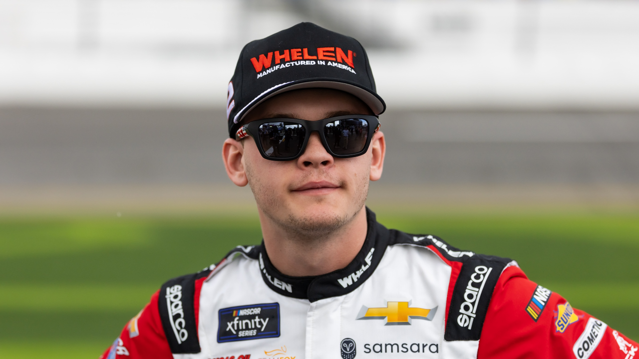 NASCAR Xfinity Series driver Jesse Love during qualifying for the United Rentals 300 at Daytona International Speedway.