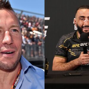 Georges St-Pierre (L), Belal Muhammad (R)