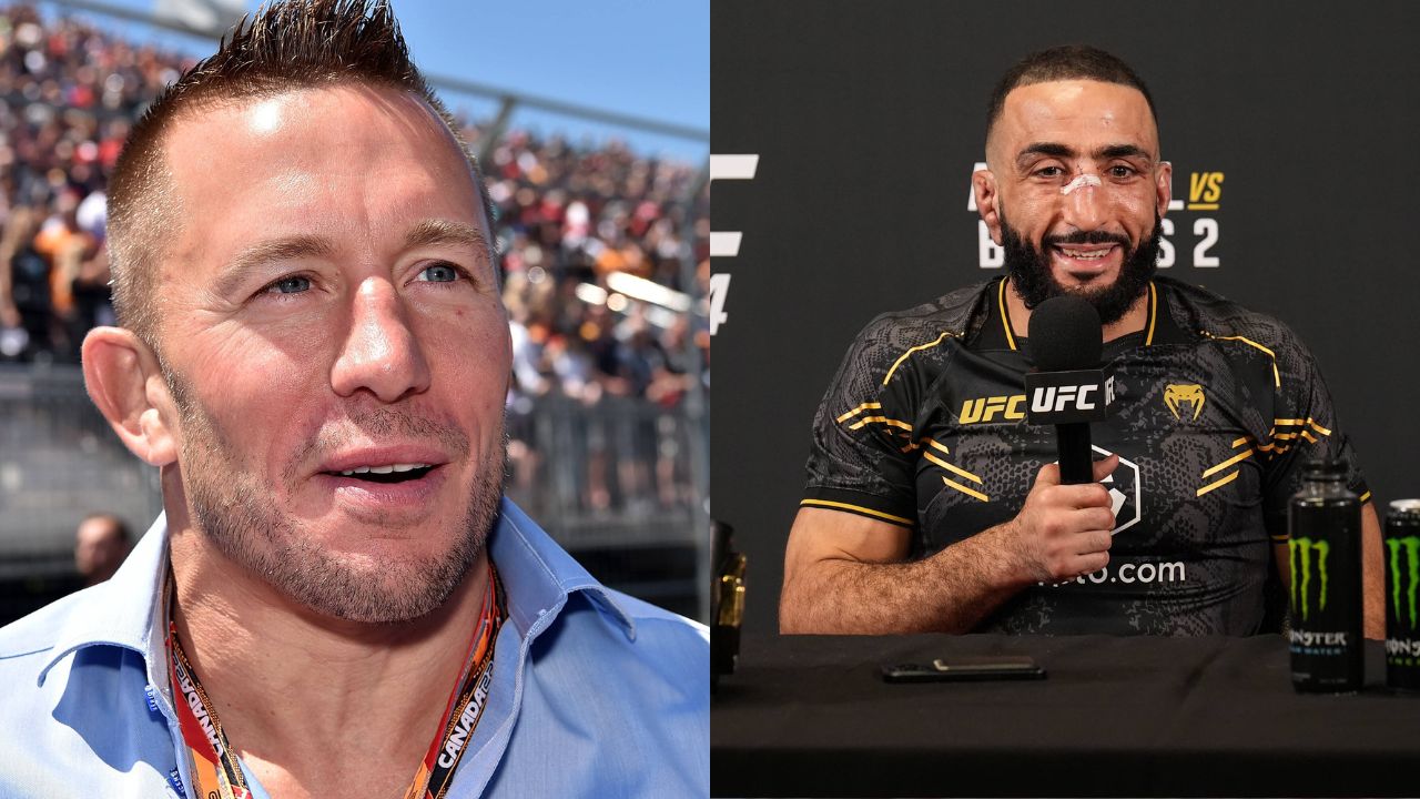 Georges St-Pierre (L), Belal Muhammad (R)