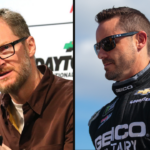 Dale Earnhardt Jr. (L) and Casey Mears (R)