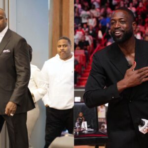 Shaquille O'Neal (Left) and Dwyane Wade (Right)