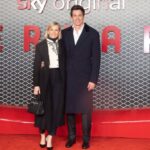 Ferrari UK Premiere Arrivals at Odeon Luxe, Leicester Square, London Mercedes-AMG Petronas F1 Team Principal Toto Wolff and wife Susie Wolff attends the UK Premiere of Ferrari at Odeon Luxe, Leicester Square, London, England, UK on Monday 4 December, 2023