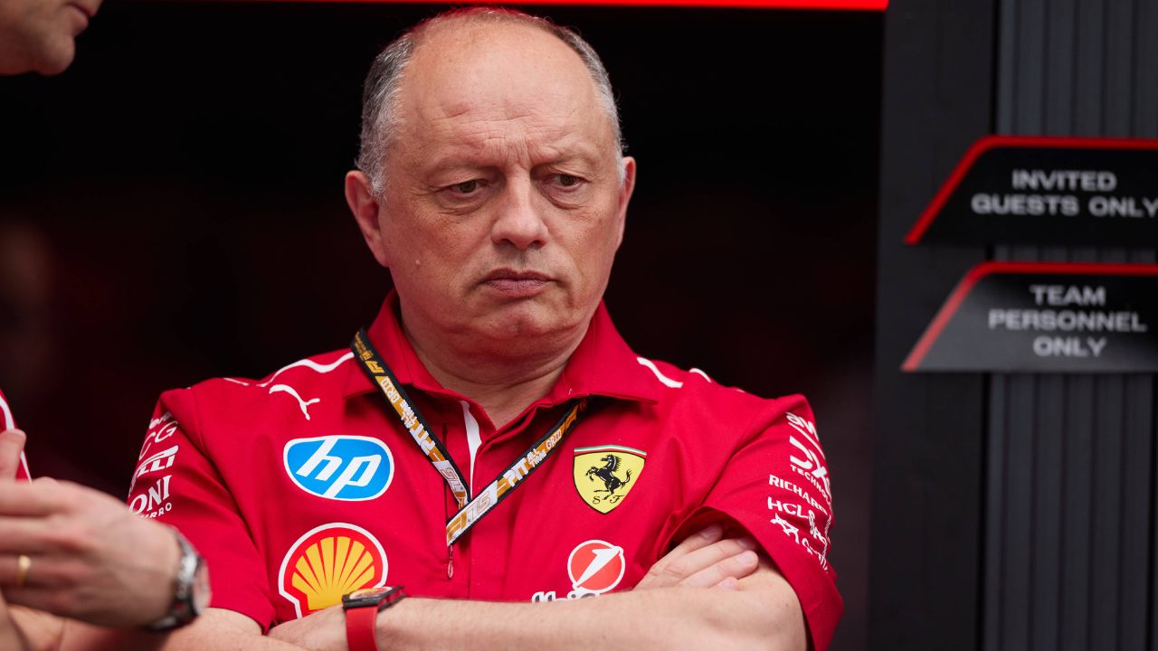 Motorsport FIA Formula 1, Australian Grand Prix 2025 v l Team Principal Frederic Fred Vasseur Scuderia Ferrari
