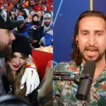 Travis Kelce, Taylor Swift and Nick Wright