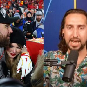 Travis Kelce, Taylor Swift and Nick Wright