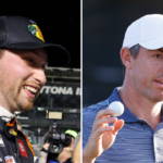 (L-R) Chase Briscoe and Rory McIlroy.