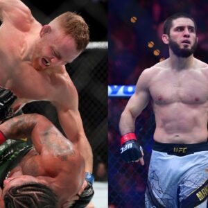 Jack Della Maddalena (L), Islam Makhachev (R)