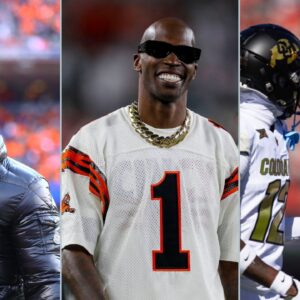 Shannon Sharpe, Chad Johnson, Shedeur Sanders and Travis Hunter