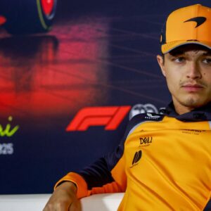 NORRIS Lando (gbr), McLaren F1 Team MCL39, portrait press conference, PK, Pressekonferenz during the Formula 1 Heineken Chinese Grand Prix 2025, 2nd round of the 2025 FIA Formula One World Championship, WM, Weltmeisterschaft from March 21 to 23, 2025 on the Shanghai International Circuit, in Shanghai, China