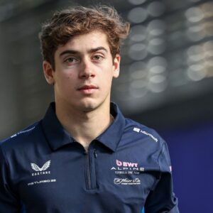 Franco Colapinto of Argentina and the Alpine F1 team walks in the paddock during practice ahead of the F1 Grand Prix of Australia at Albert Park