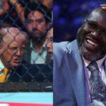 Donald Trump(L) and Shaquille O'Neal(R)