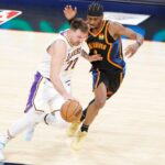 Luka Doncic & Shai Gilgeous-Alexander April 6, 2025, OKC vs LAL