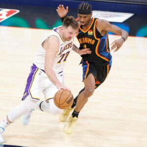 Luka Doncic & Shai Gilgeous-Alexander April 6, 2025, OKC vs LAL