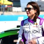 Katherine Legge (78) during practice for the Shrines Children’s 500 at Phoenix Raceway.