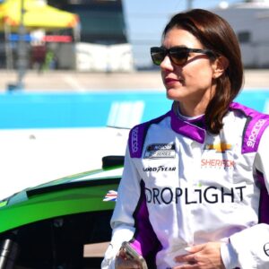 Katherine Legge (78) during practice for the Shrines Children’s 500 at Phoenix Raceway.