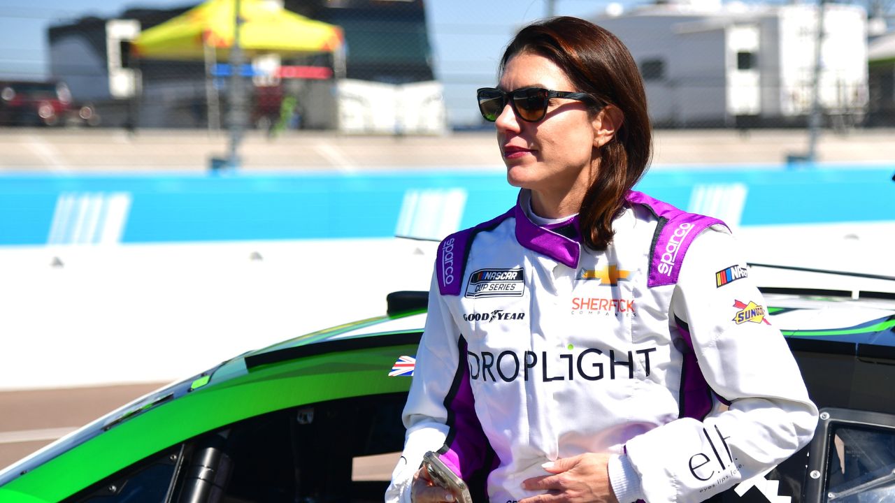 Katherine Legge (78) during practice for the Shrines Children’s 500 at Phoenix Raceway.