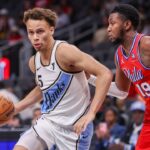 Dyson Daniels NBA: Philadelphia 76ers at Atlanta Hawks