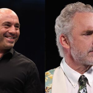 Joe Rogan (L), Jordan Peterson (R)
