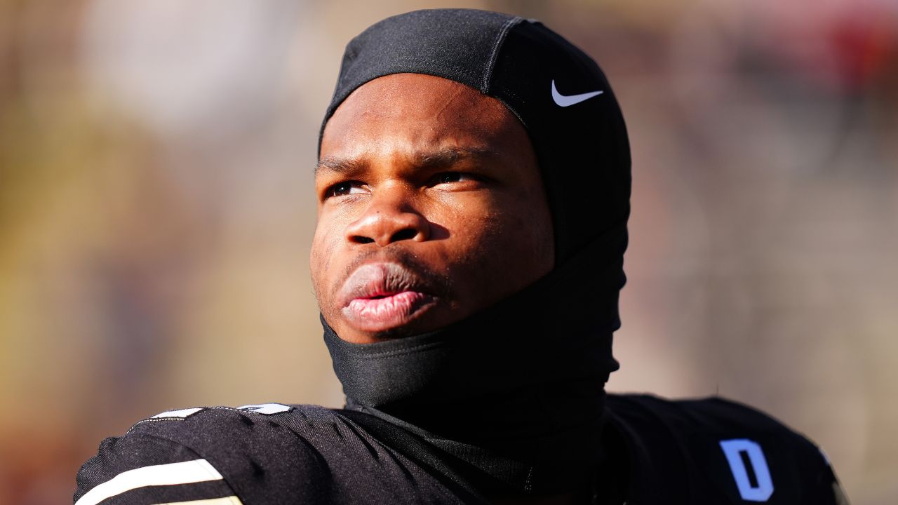 Colorado Buffaloes wide receiver Travis Hunter (12) before the game against the Oklahoma State Cowboys at Folsom Field.