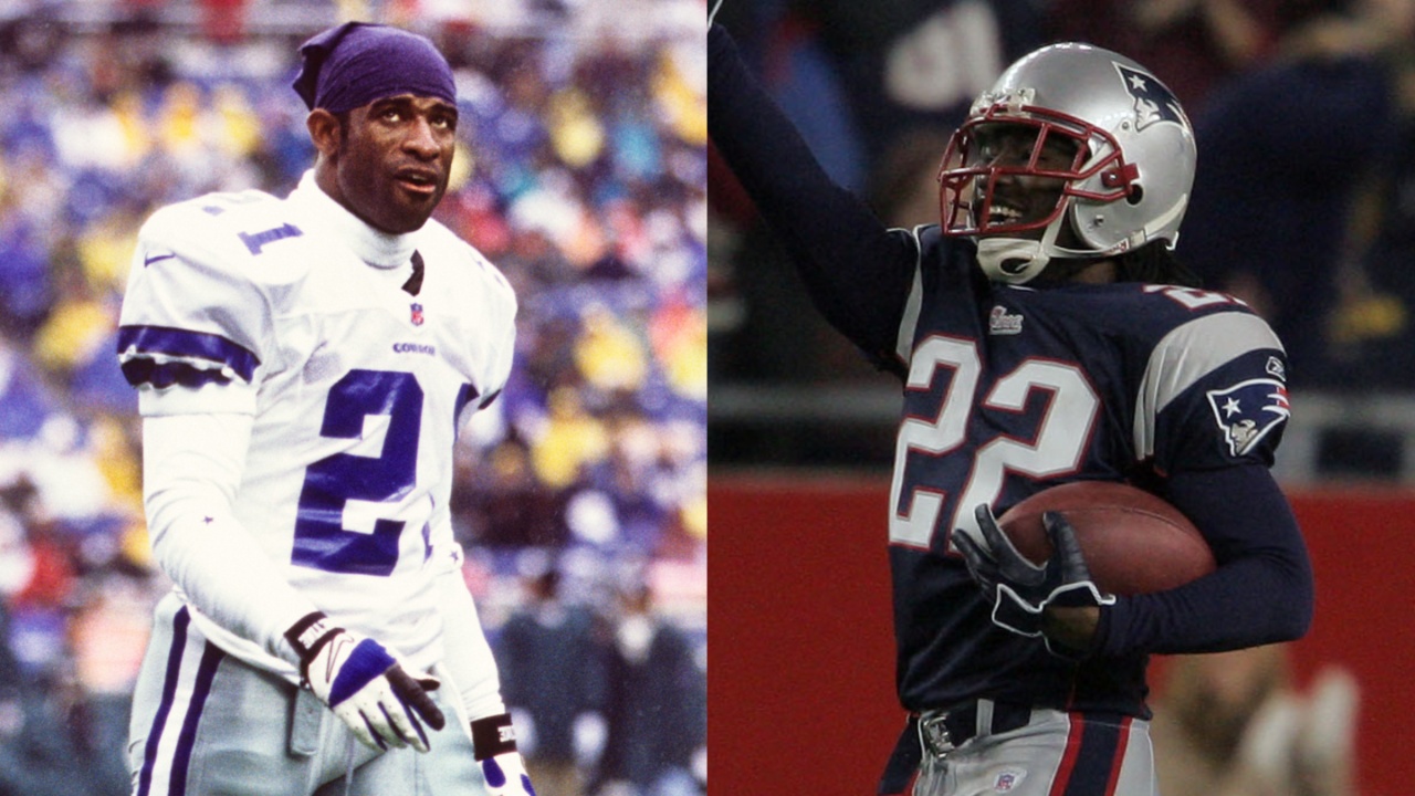 Deion Sanders (L) and Asante Samuel (R)