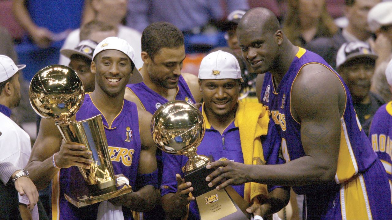 Kobe Bryant and Shaquille O'Neal, LA Lakers Championship