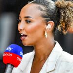 24th August 2024; Circuit Zandvoort, Zandvoort, North Holland, Netherlands; Formula 1 Heineken Dutch Grand Prix 2024; Qualifying Day; Sky Sports F1 presenter and ex-W Series driver Naomi Schiff