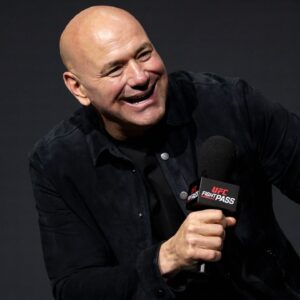 Walsh vs Runowski Weigh-In, 3Arena, Dublin 19 9 2024 UFC CEO and President Dana White