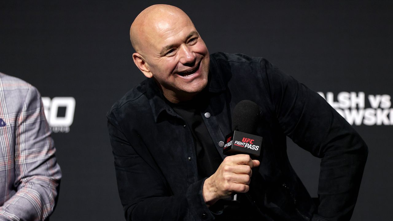 Walsh vs Runowski Weigh-In, 3Arena, Dublin 19 9 2024 UFC CEO and President Dana White