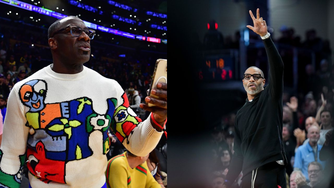 Shannon Sharpe (L), Kenyon Martin (R)