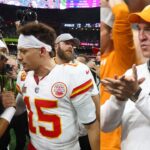 Jalen Hurts, Patrick Mahomes and Peyton Manning