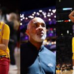 JuJu Watkins (L), Phil Handy (C), Kobe Bryant (R)