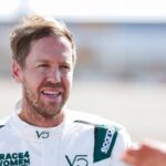 Sebastian Vettel looks on during the RACE4WOMEN CHALLENGE ME event ahead of the F1 Grand Prix of Saudi Arabia at Jeddah Corniche Circuit in Jeddah, Saudi Arabia, on April 16, 2025