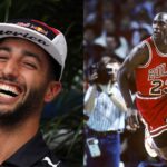 Daniel Ricciardo (L) and Michael Jordan (R)
