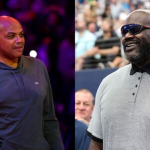 Charles Barkley (L), Shaquille O'Neal (R)