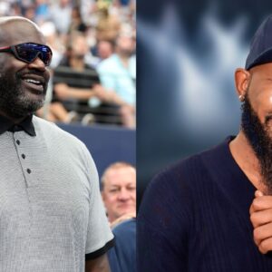 (L) Shaquille O'Neal (R) Karlous Miller