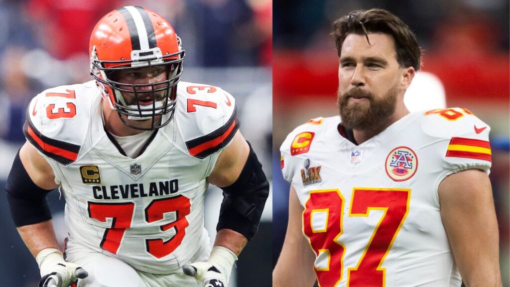 Joe Thomas and Travis Kelce