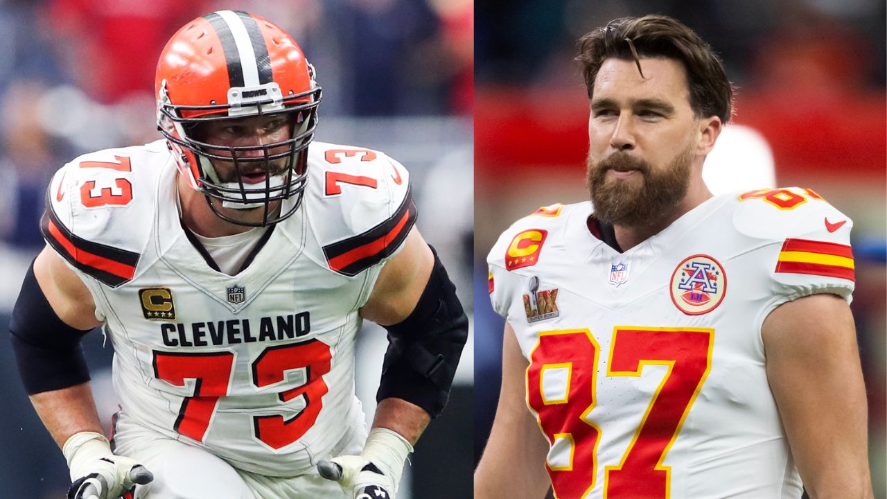 Joe Thomas and Travis Kelce