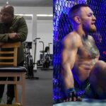 Daniel Cormier (L), Conor McGregor (R)