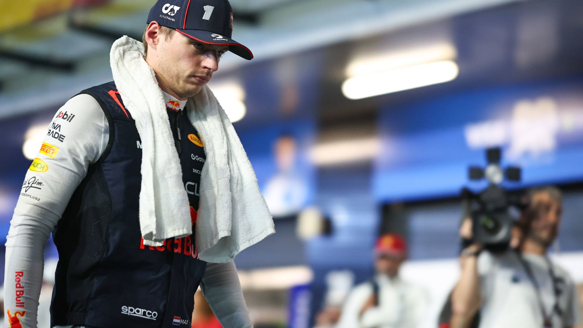 F1 Grand Prix Of Saudi Arabia: Race Max Verstappen of the Netherlands and Oracle Red Bull Racing looks on before the F1 Grand Prix of Saudi Arabia at Jeddah Corniche Circuit in Jeddah, Saudi Arabia, on April 20, 2025