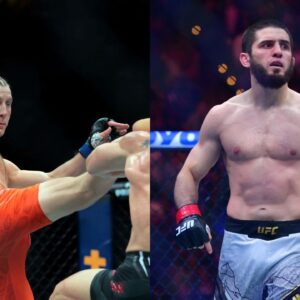 Paddy Pimblett (L), Islam Makhachev (R)