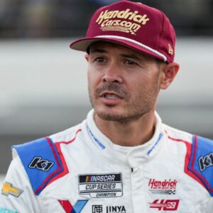 Kyle Larson (5) during the All Star race at North Wilkesboro Speedway.