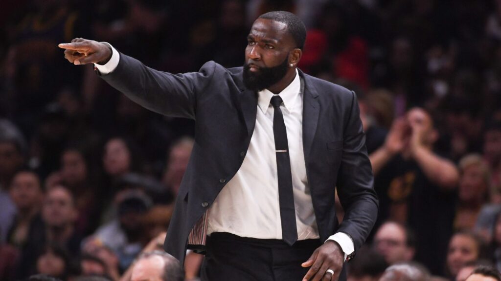 Cleveland Cavaliers center Kendrick Perkins (21) during the second quarter in game four of the 2018 NBA Finals against the Golden State Warriors at Quicken Loans Arena. The Warriors defeated the Cavaliers 108-85 to complete a four-game sweep