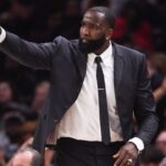Cleveland Cavaliers center Kendrick Perkins (21) during the second quarter in game four of the 2018 NBA Finals against the Golden State Warriors at Quicken Loans Arena. The Warriors defeated the Cavaliers 108-85 to complete a four-game sweep