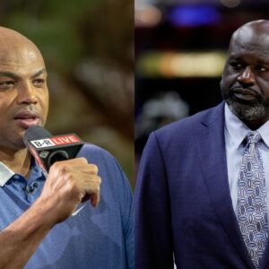 Charles Barkley(L) and Shaquille O'Neal(R)