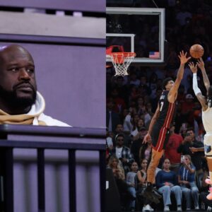 Shaquille O'Neal (L), Ja Morant (R)