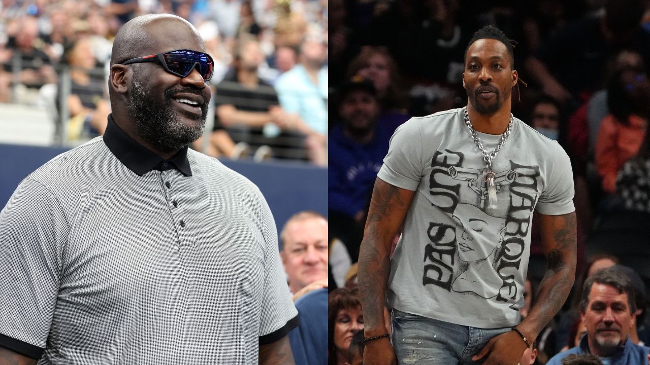 (L) Shaquille O'Neal (R) Dwight Howard