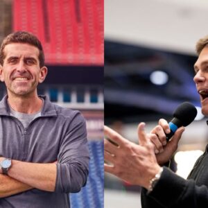 Nick " Fitzy" Stevens and Tom Brady