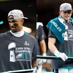 Jalen Hurts and Cooper DeJean