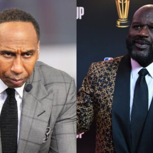 Stephen A. Smith (L) and Shaquille O'Neal (R)